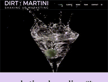 Tablet Screenshot of dirty-martini.com